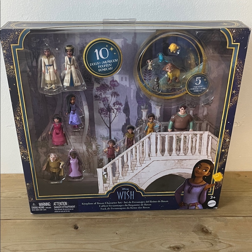 BNIB Disney Wish Kingdom of Rosas Character Doll Set